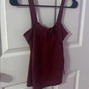 AEROPOSTALE maroon sleeveless top